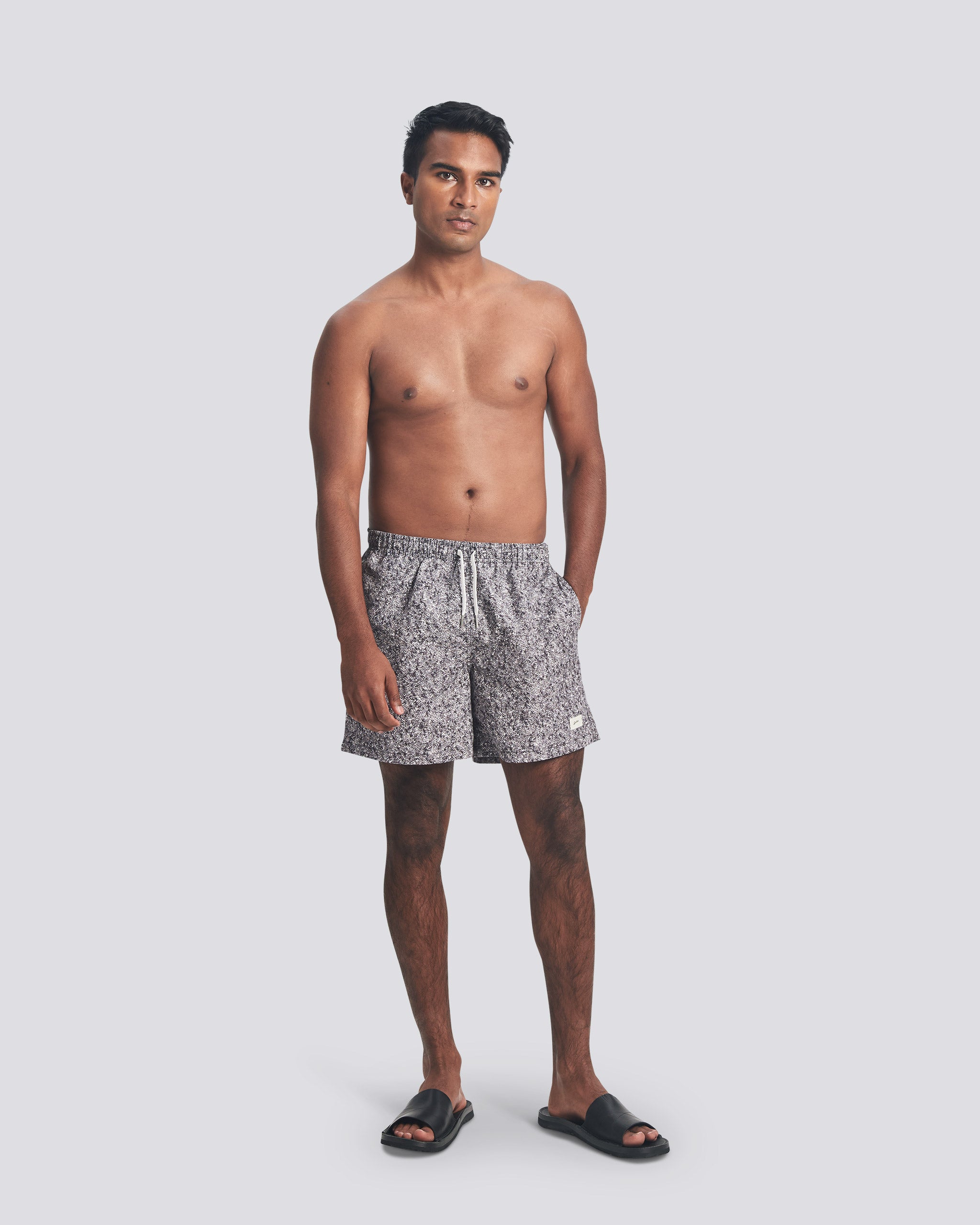 Black Particle Swim Trunk