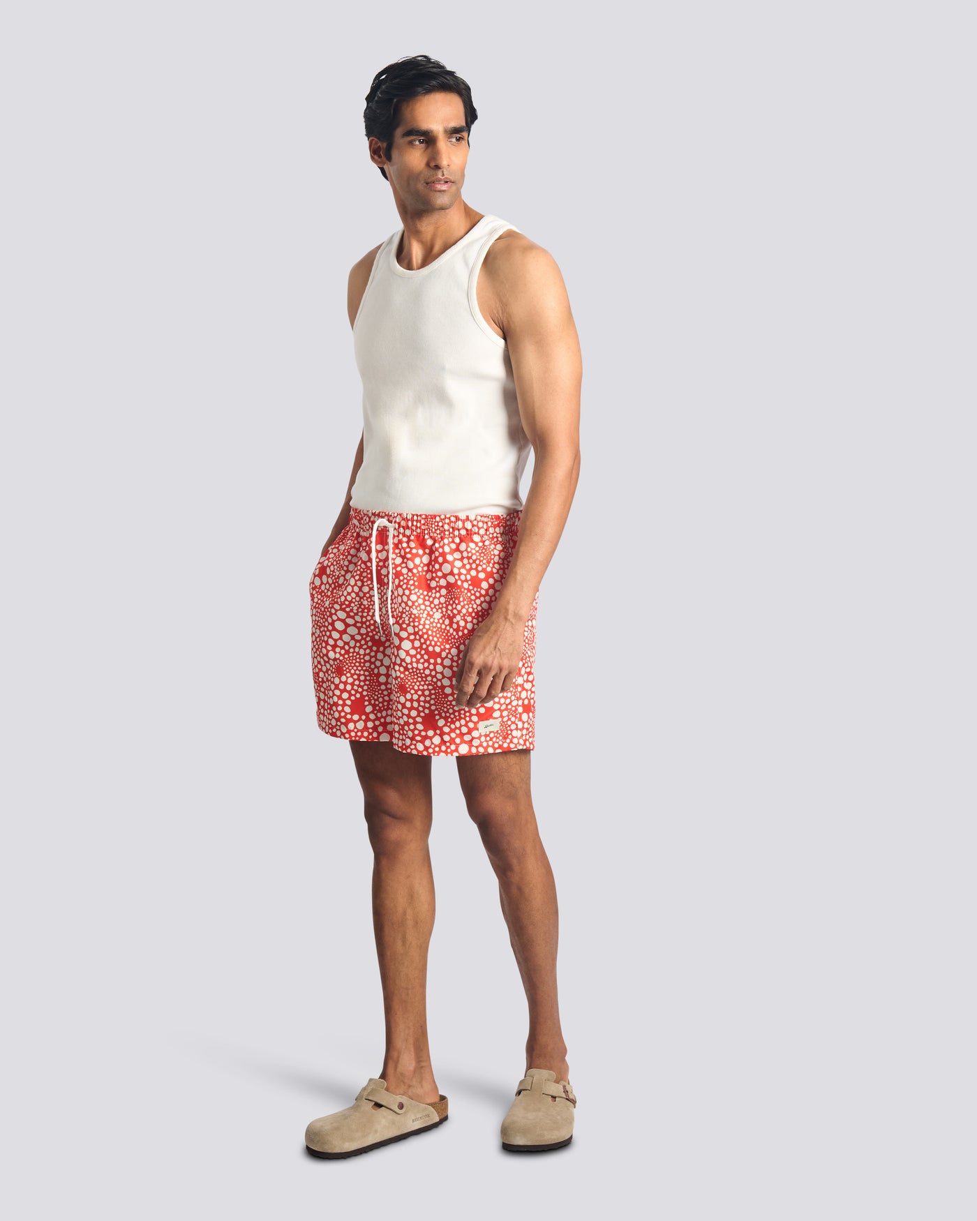 Strawberry Speckle Swim Trunk