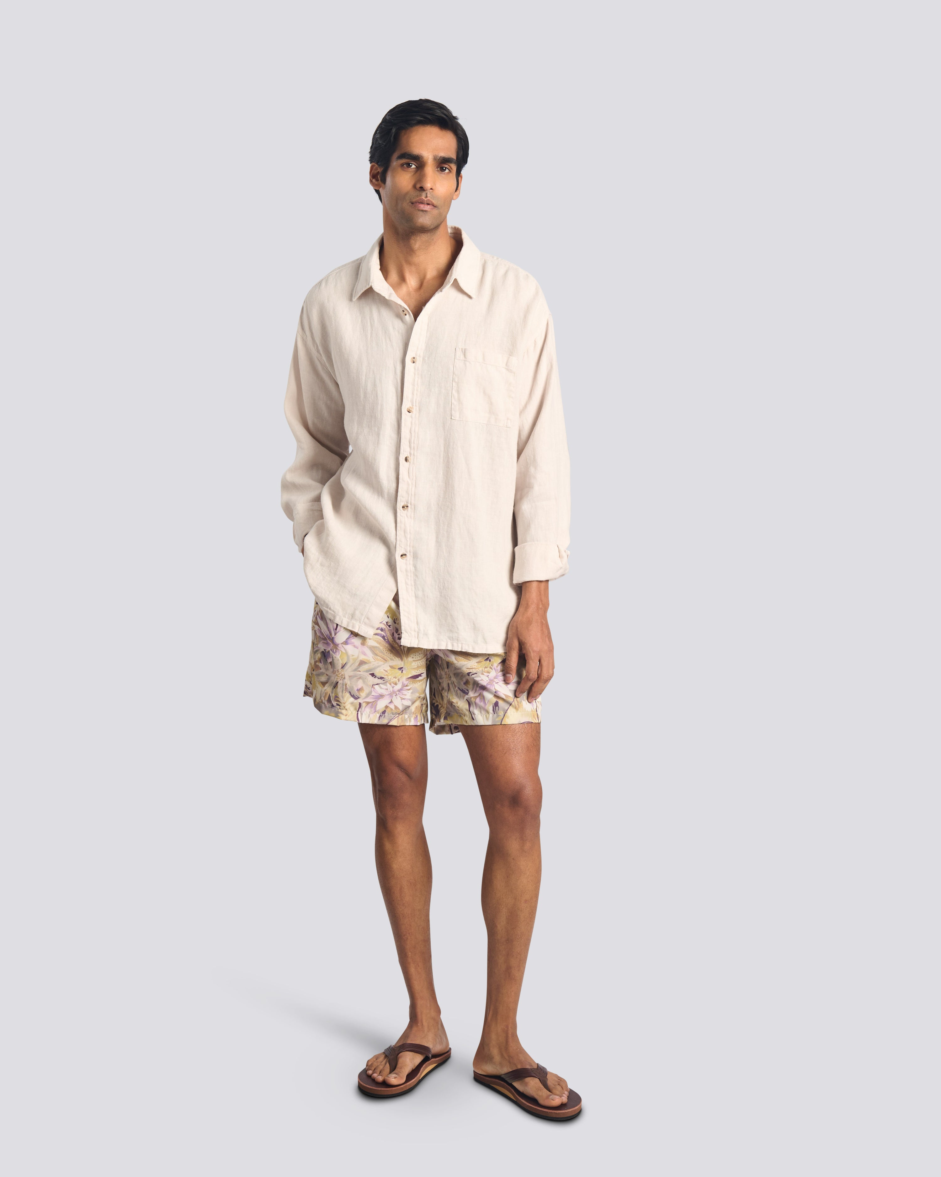 Chartreuse Jungle Swim Trunk