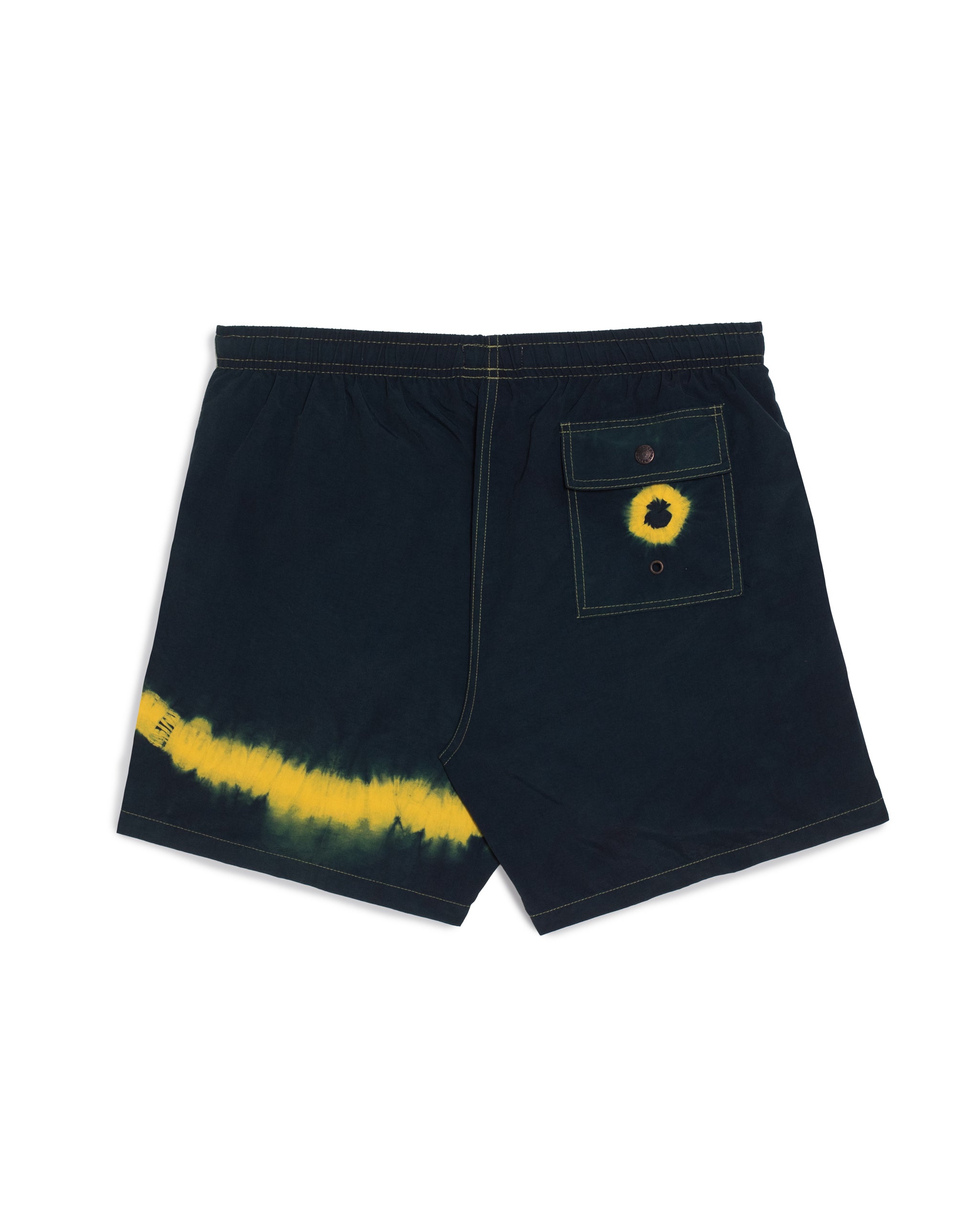Over Dyed Indigo Kiwi Swim Trunk