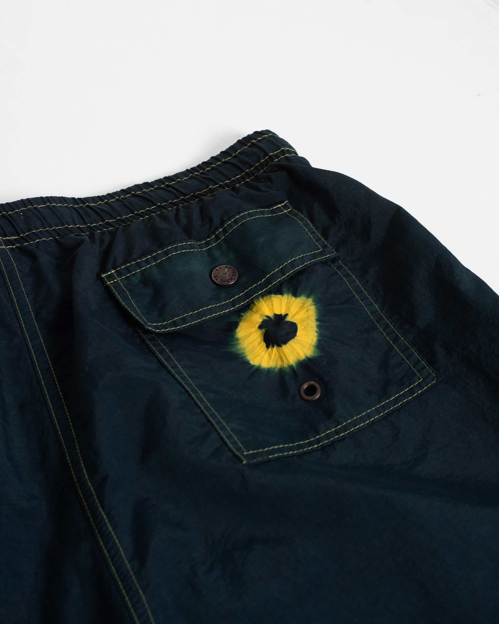 Over Dyed Indigo Kiwi Swim Trunk