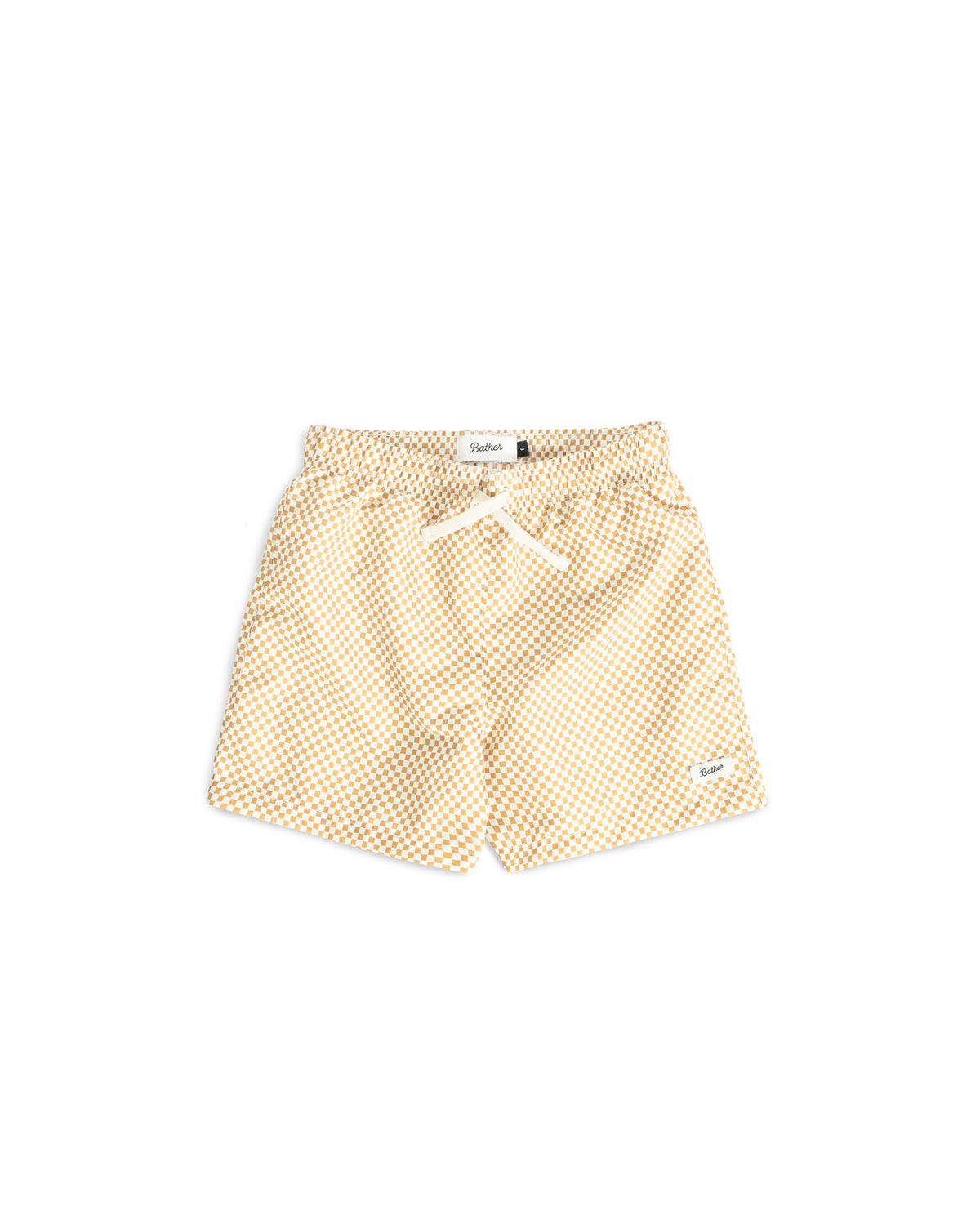 Kids' Amber Checker Swim Trunk