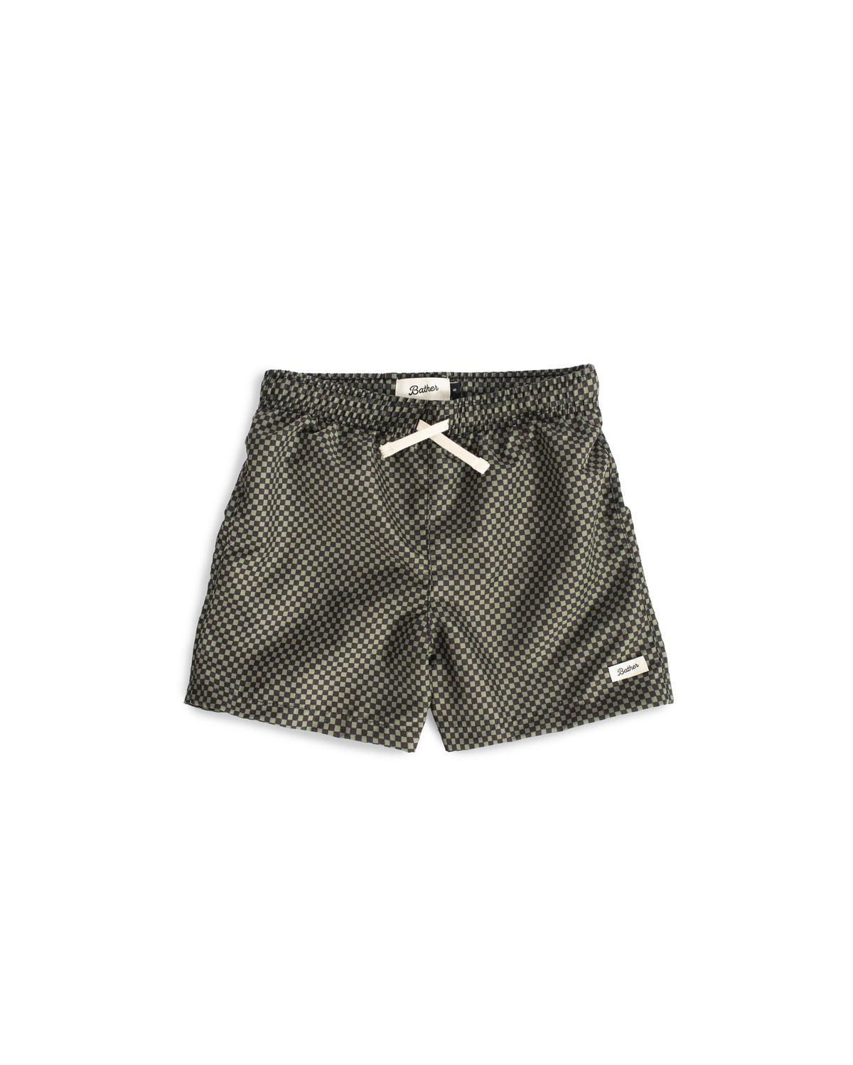 Kids' Clover Checker Swim Trunk