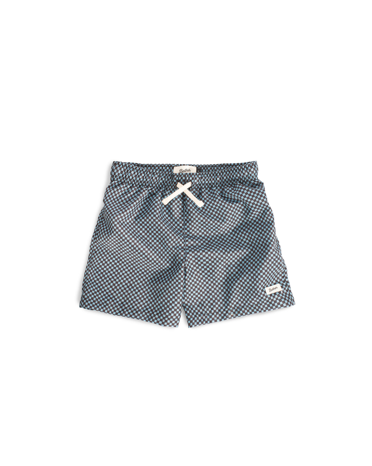 Kids' Stone Checker Swim Trunk