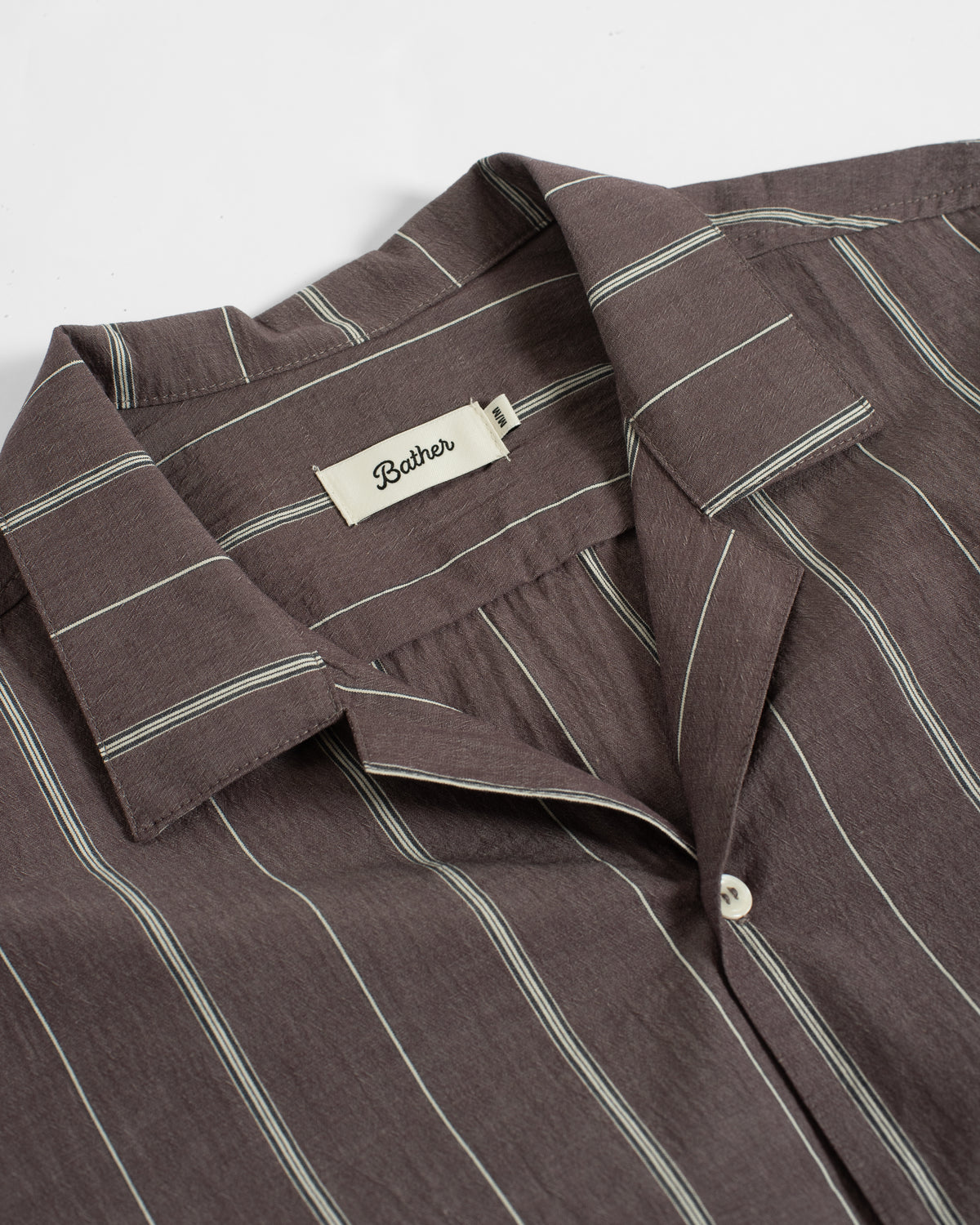 Merlot Stripe Camp Shirt