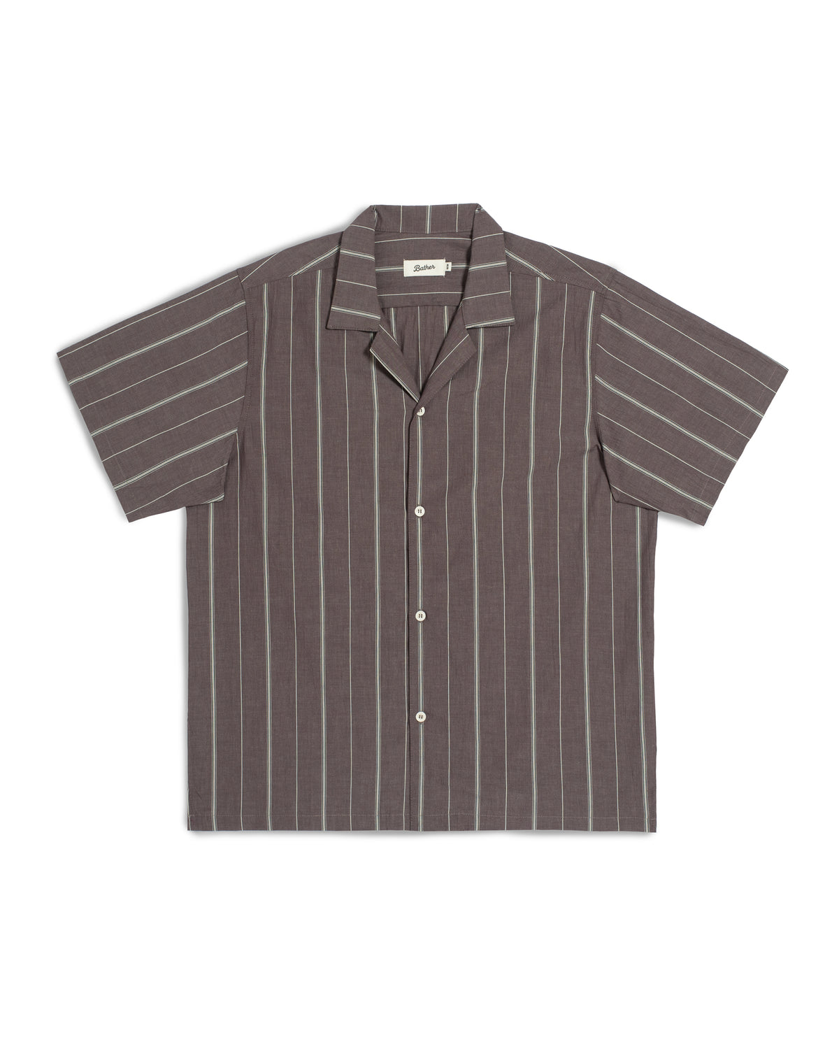 Merlot Stripe Camp Shirt