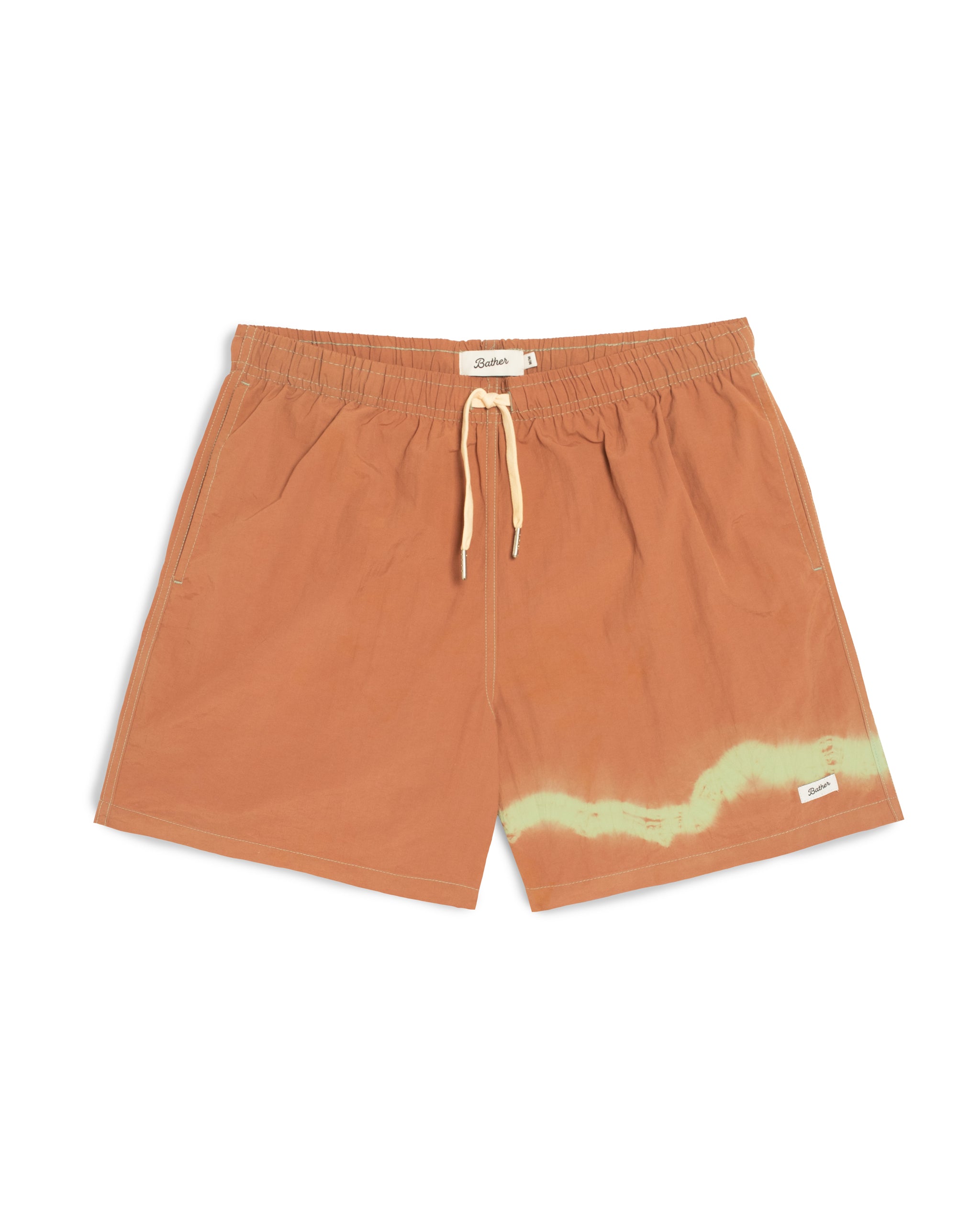 Over Dyed Madder Blue Swim Trunk