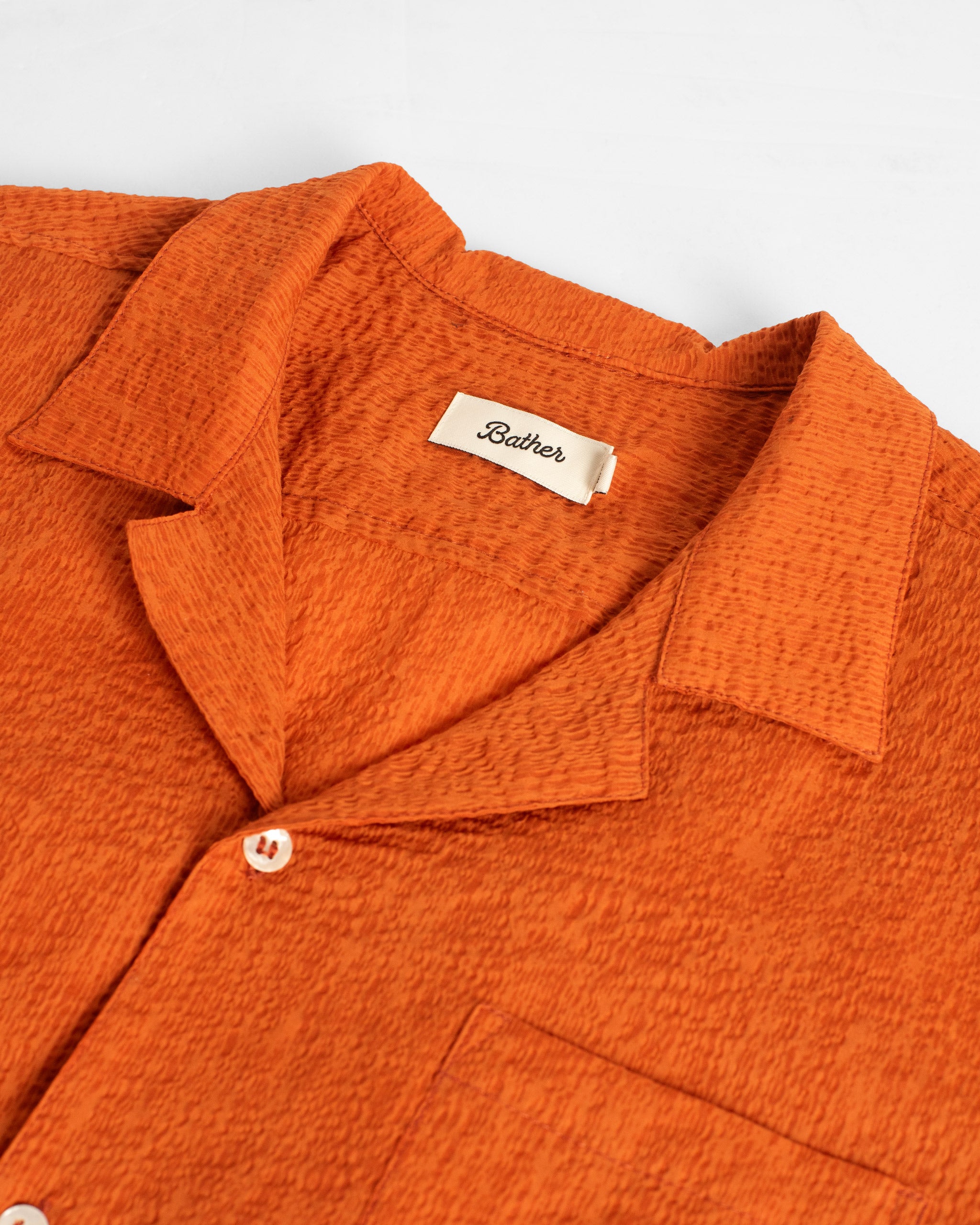 Cantaloupe Ripple Camp Shirt