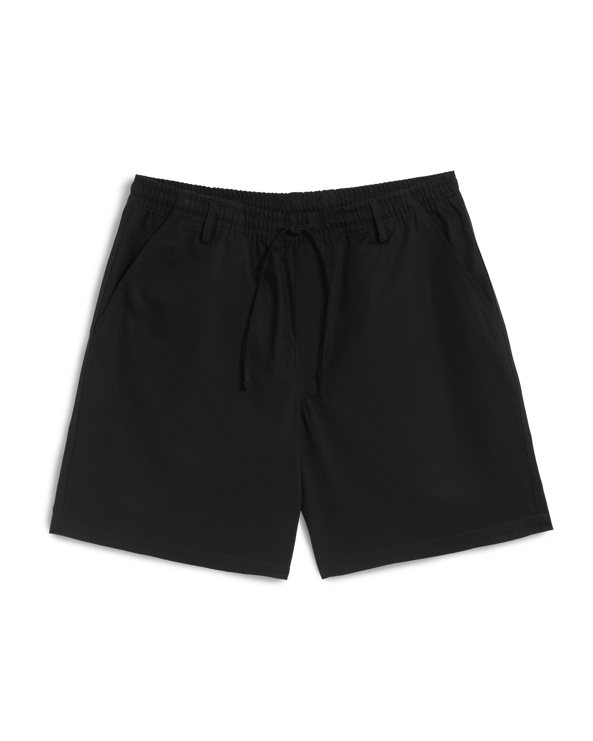 Bather men's black herringbone shorts on a white background