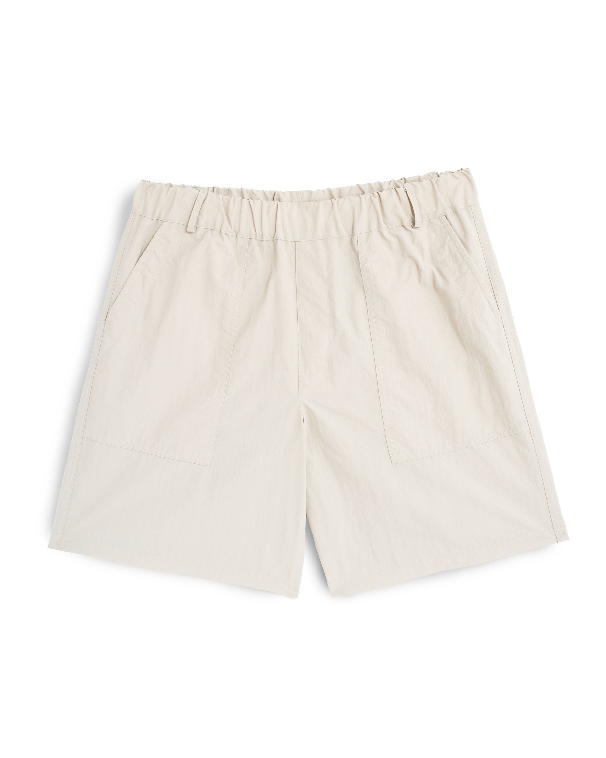 Bather men's cream utility short on a white background