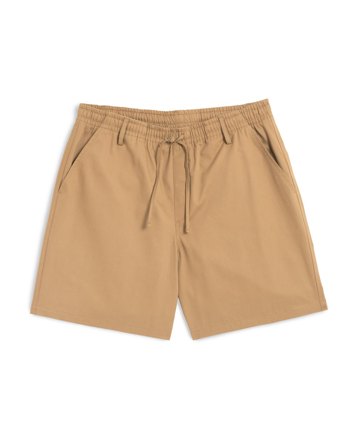Short loisirs kaki à chevrons