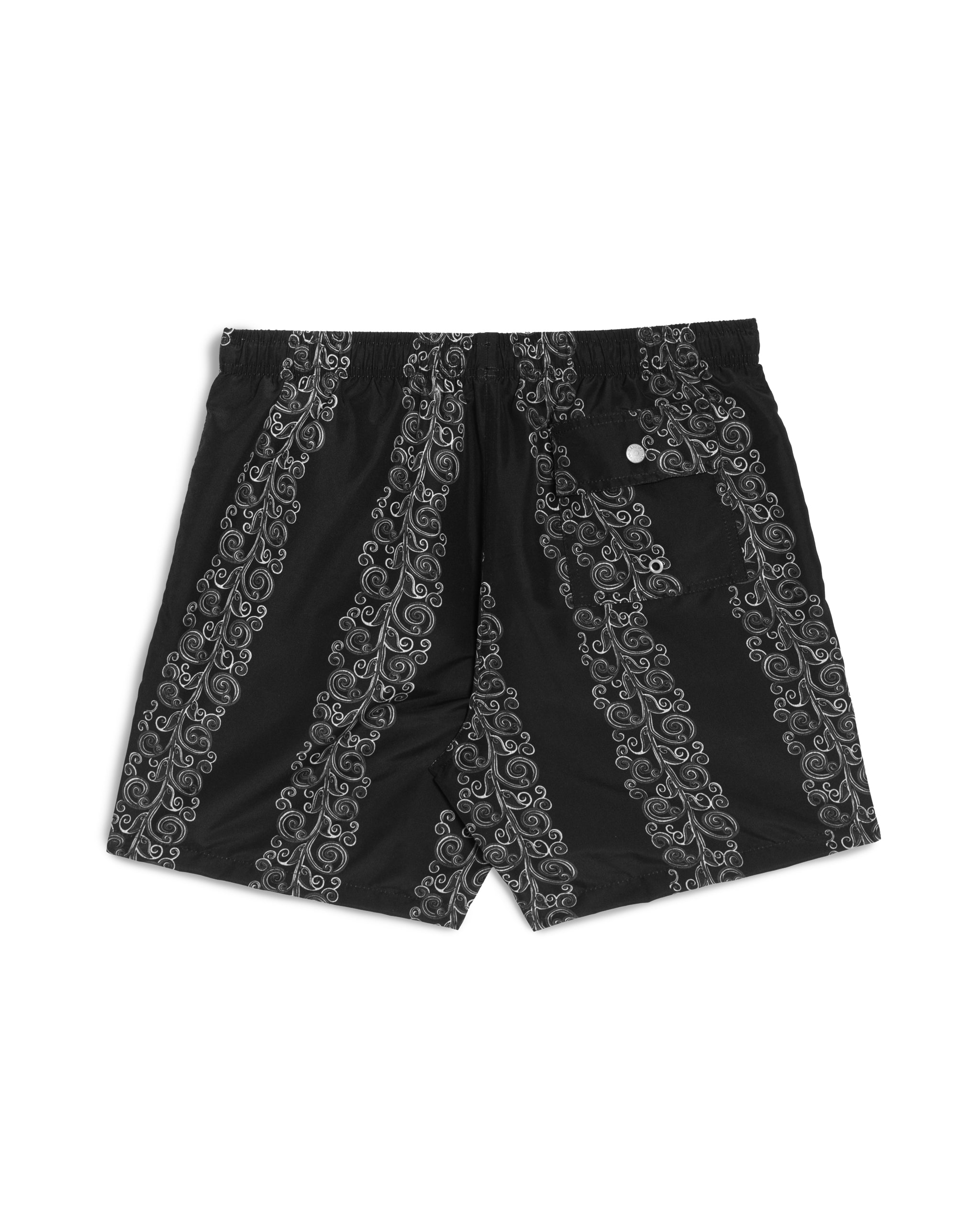 Black Fiesta Swim Trunk