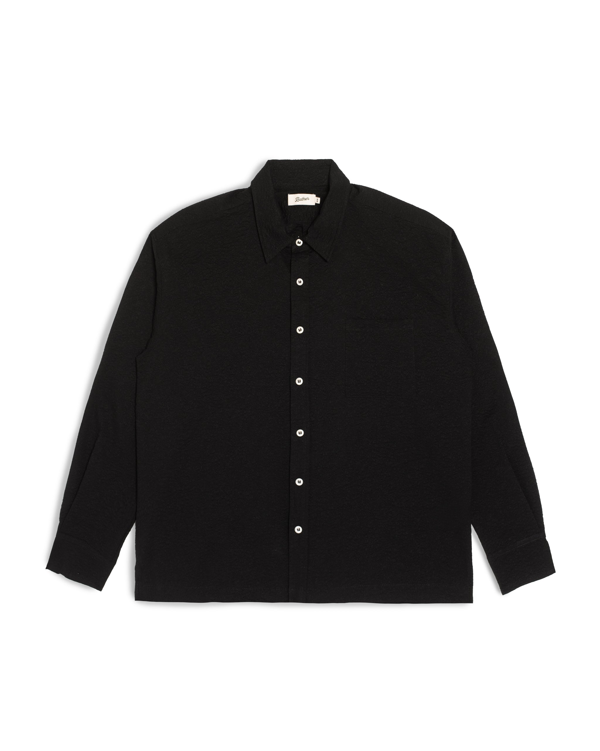 Black Ripple Leisure Shirt
