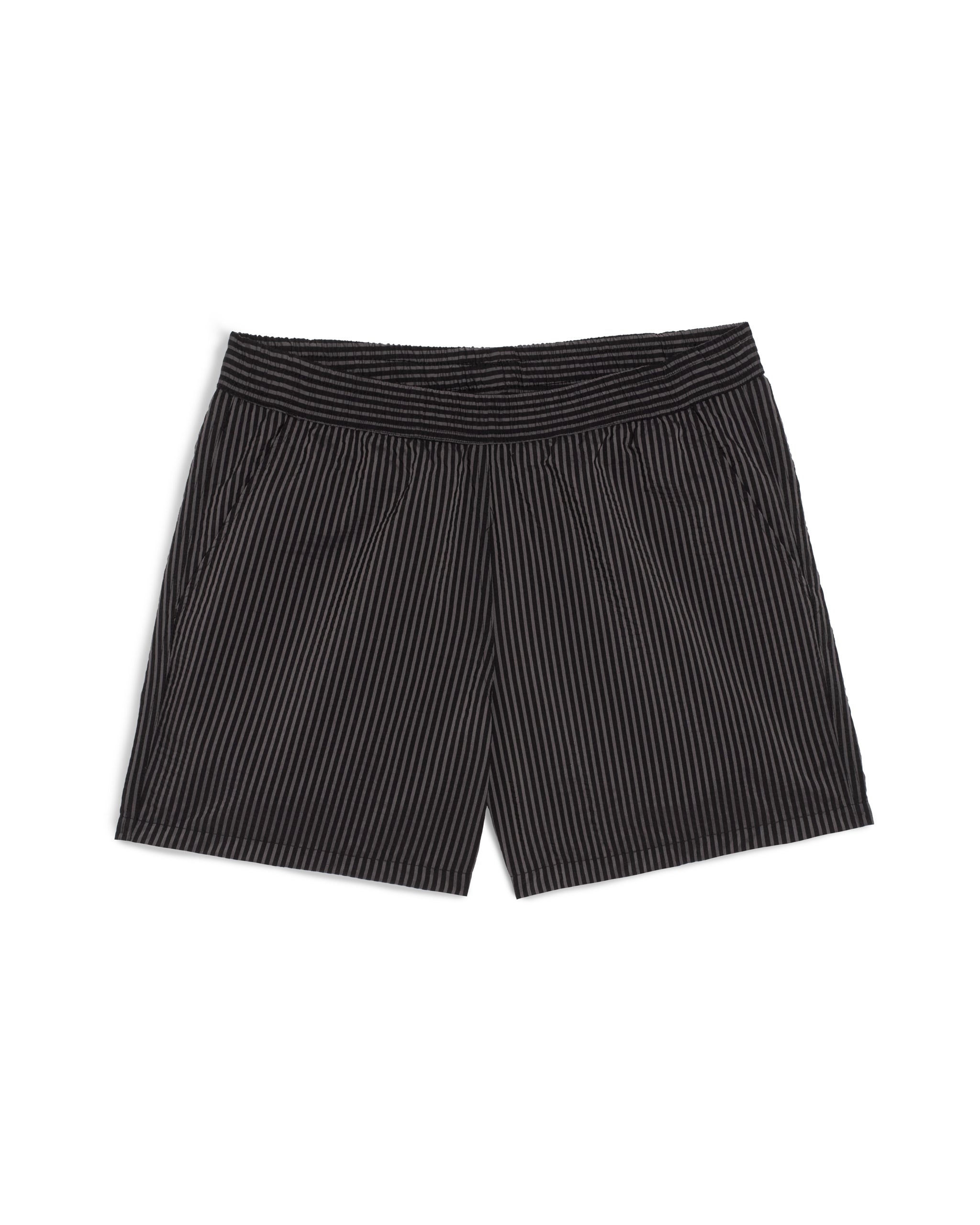 Black Seersucker Modern Trunk