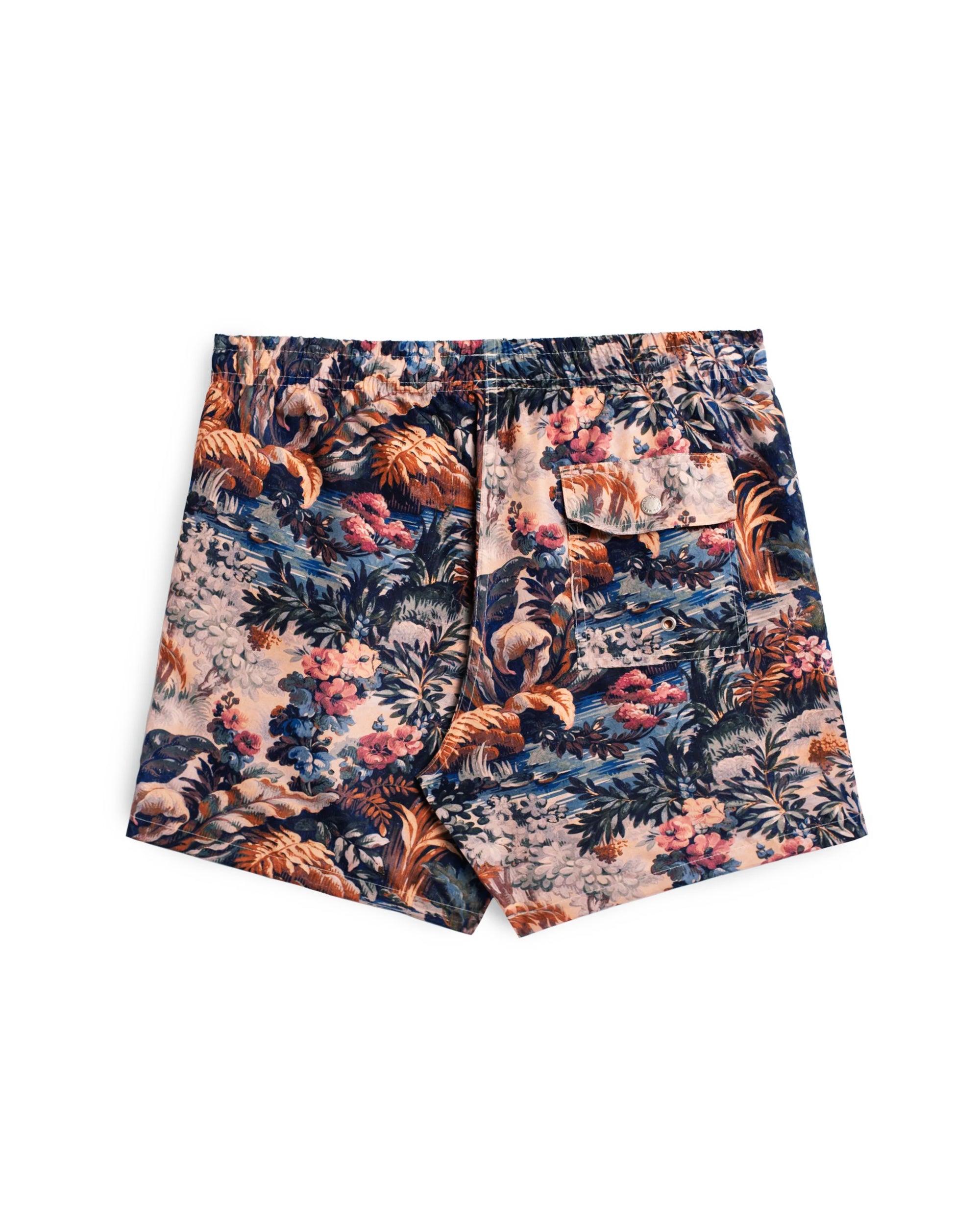 Blue Forest Swim Trunk