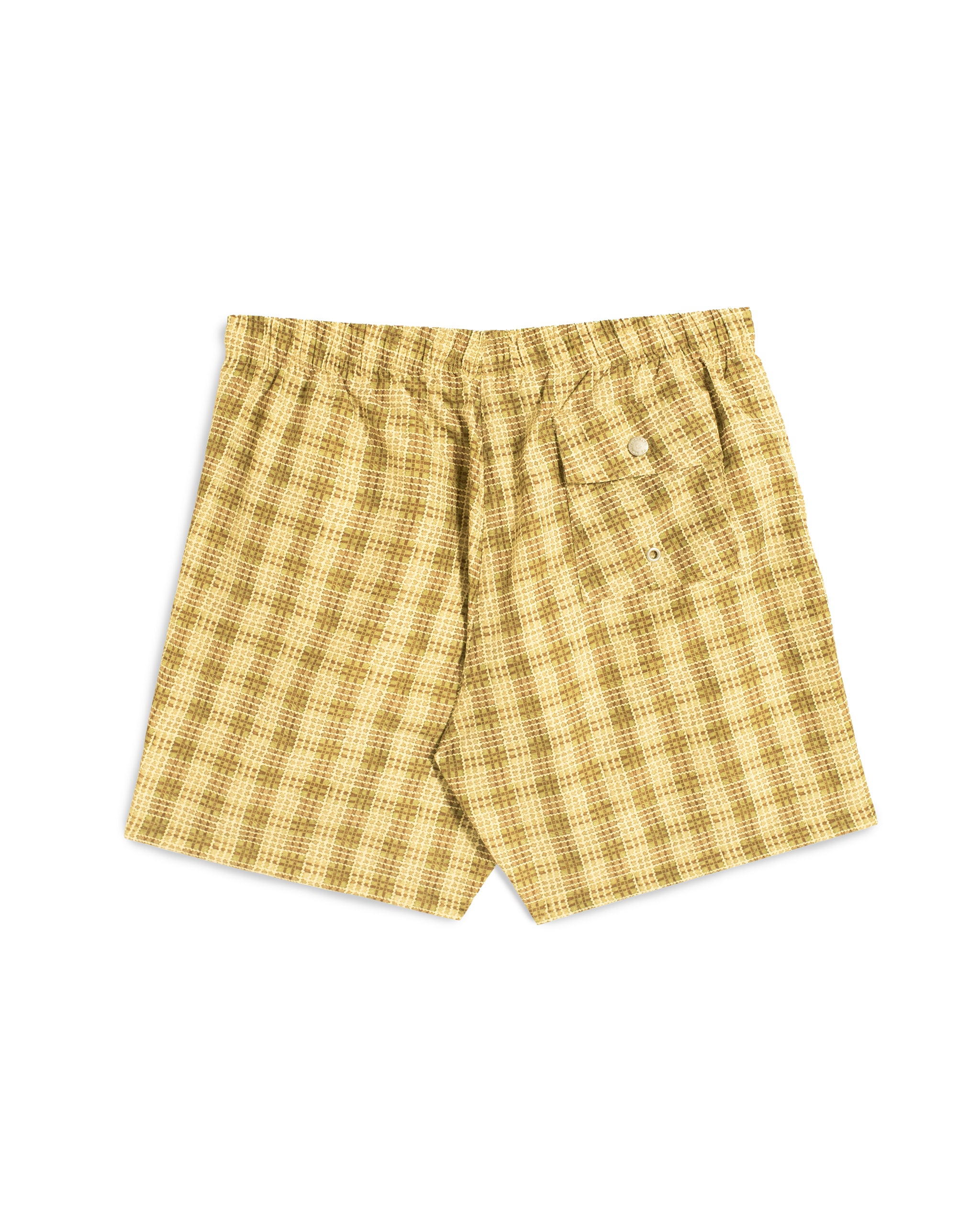 Citrus Tartan Swim Trunk