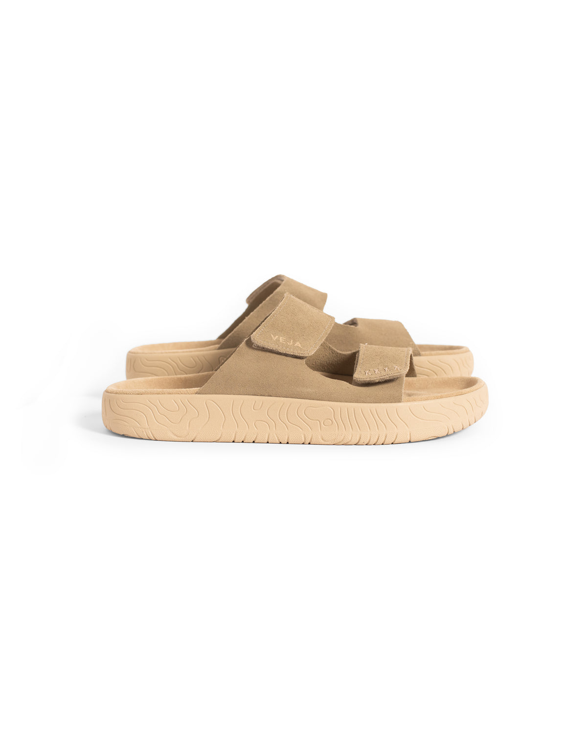 Etna Suede Taupe Slides