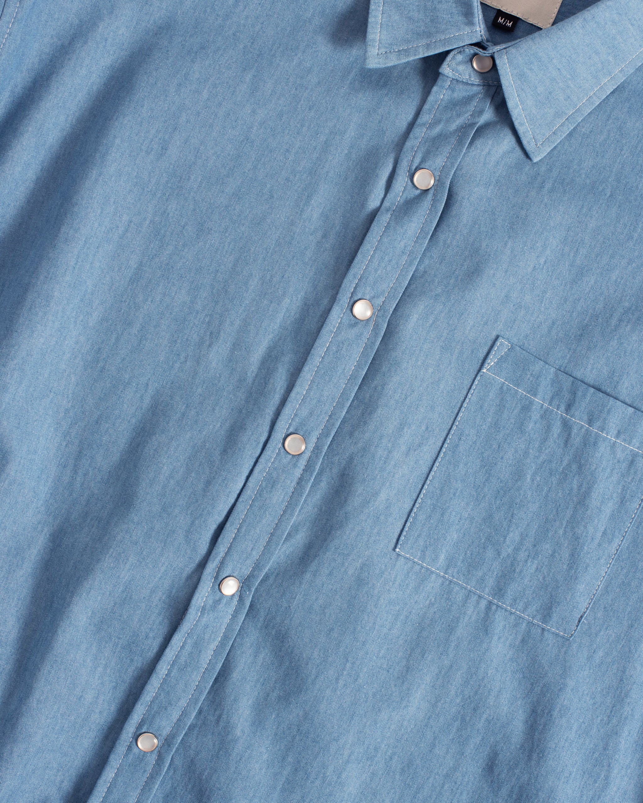 Faded Denim Leisure Shirt