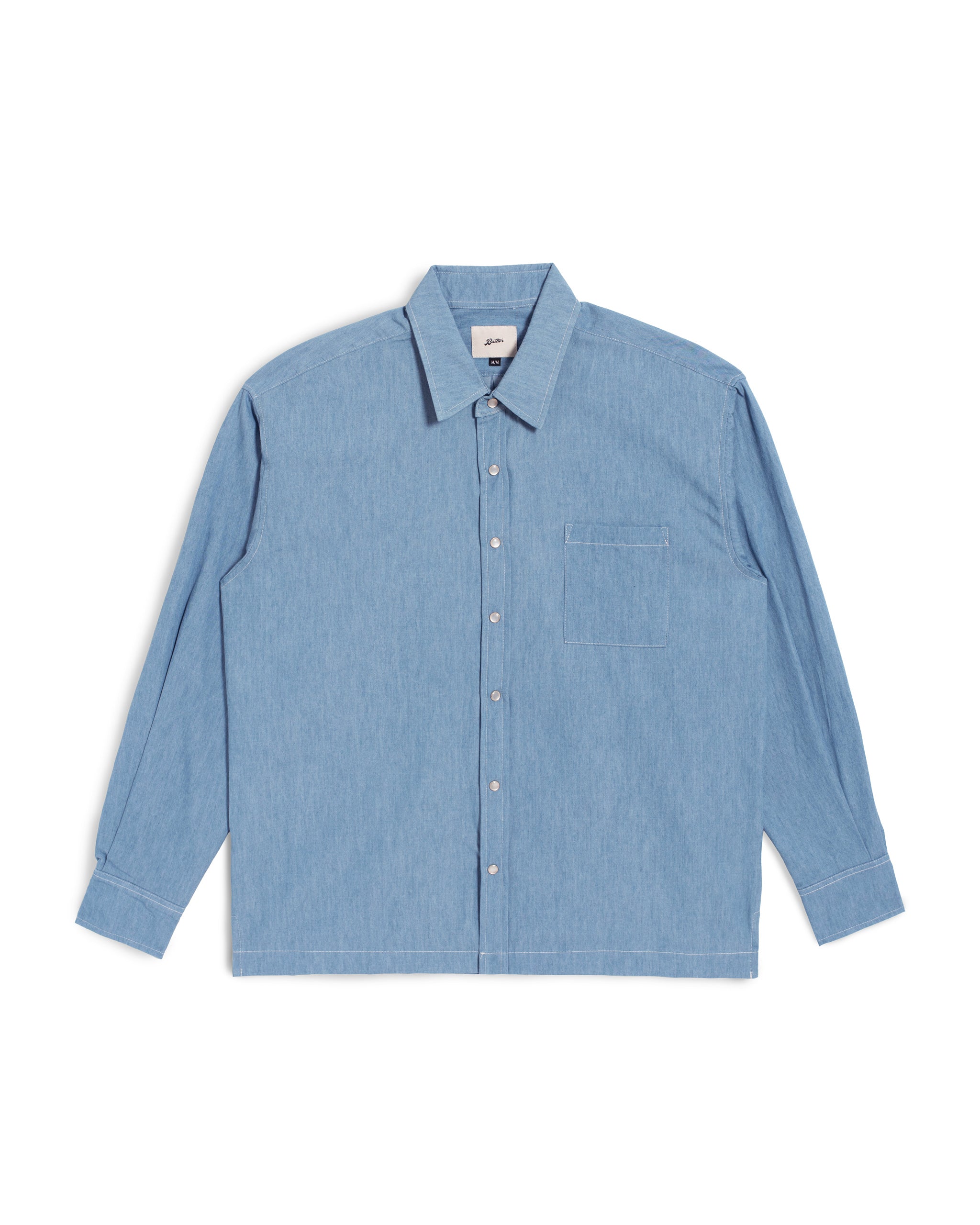 Faded Denim Leisure Shirt