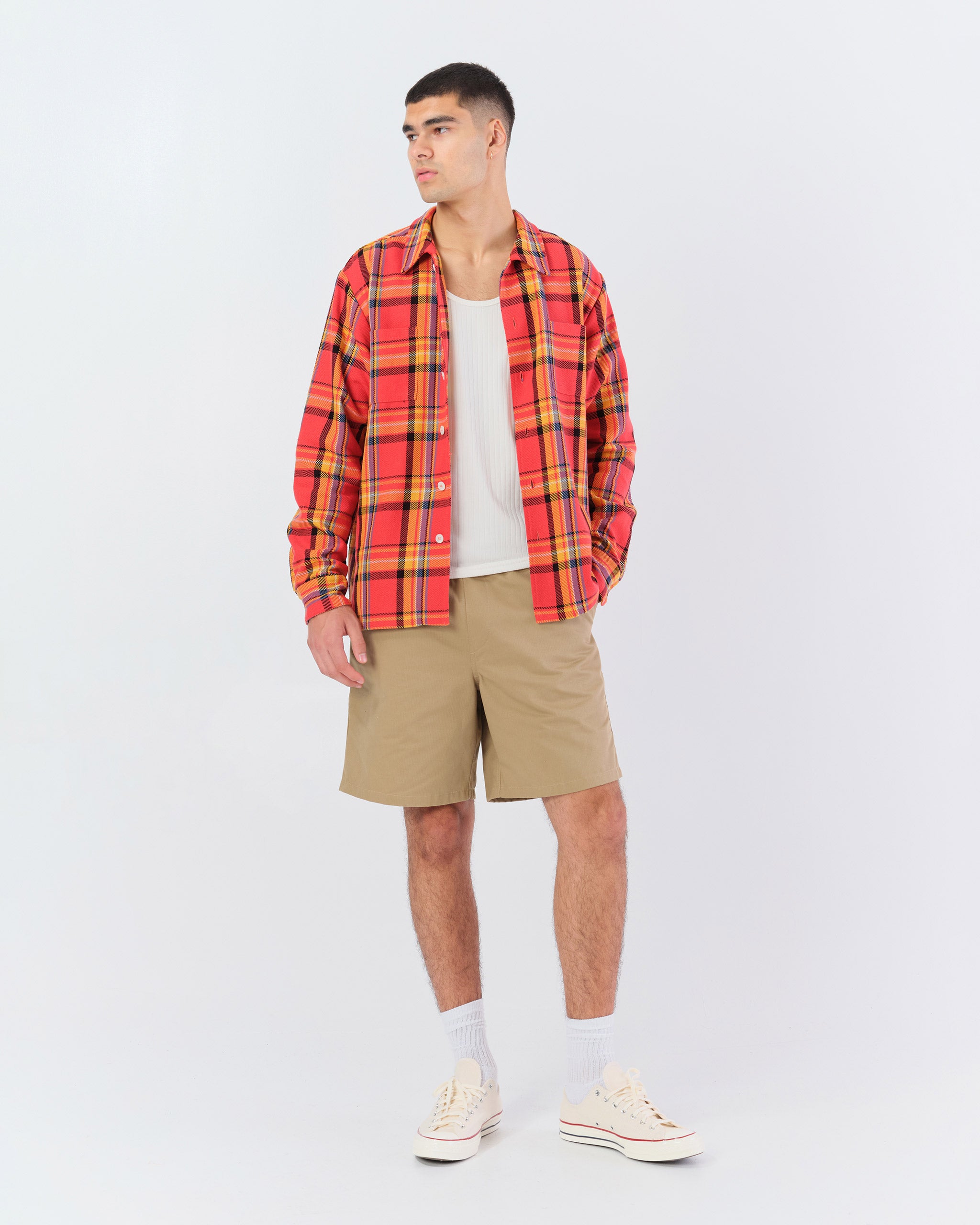 Buoy Plaid Flannel Shirt