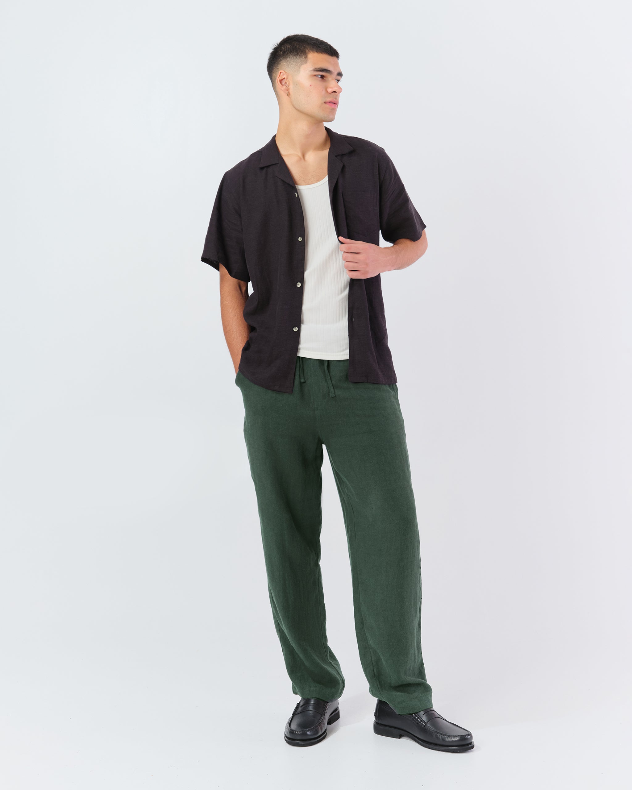 Tiber Linen Leisure Pant