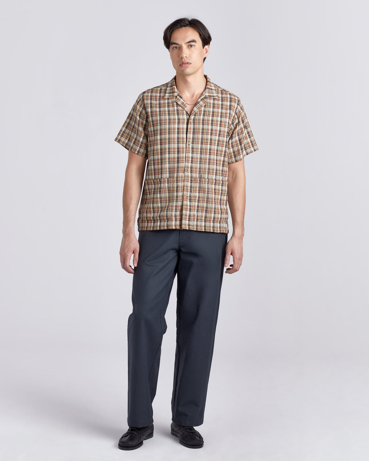 Toffee Check Traveler Shirt
