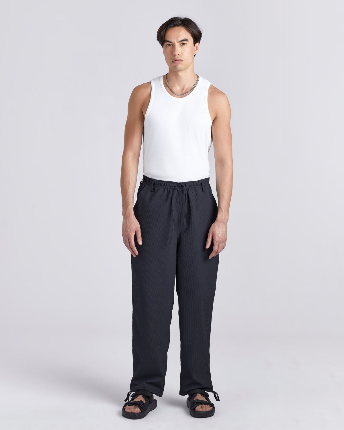 Black UV Stretch Leisure Pant