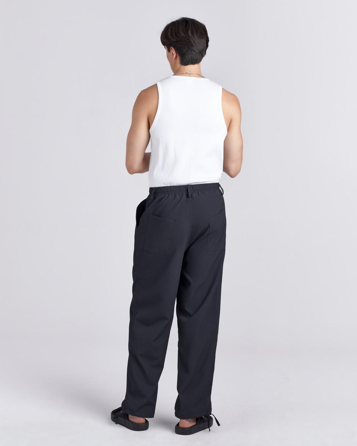 Black UV Stretch Leisure Pant