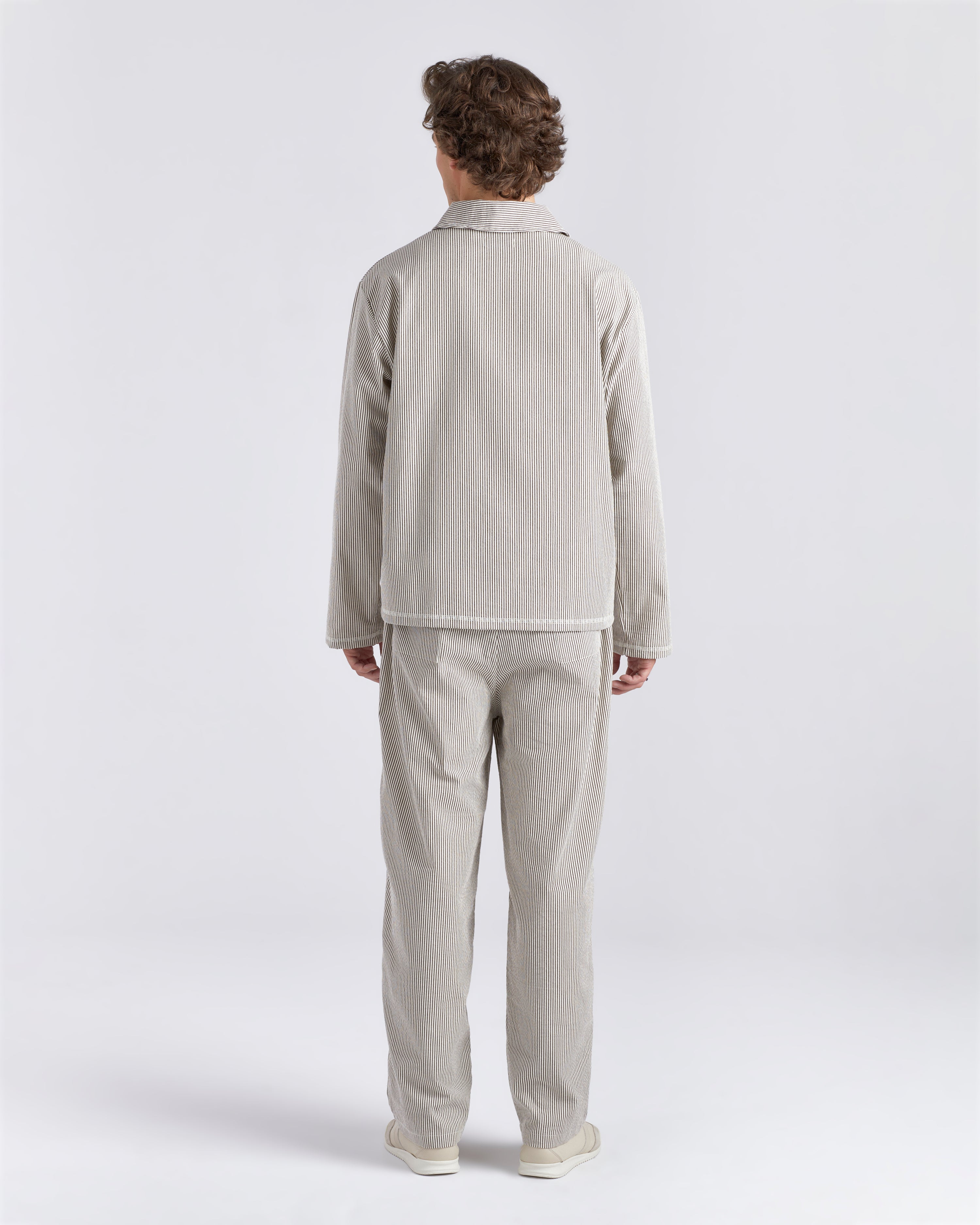 Espresso Pinstripe Leisure Pant