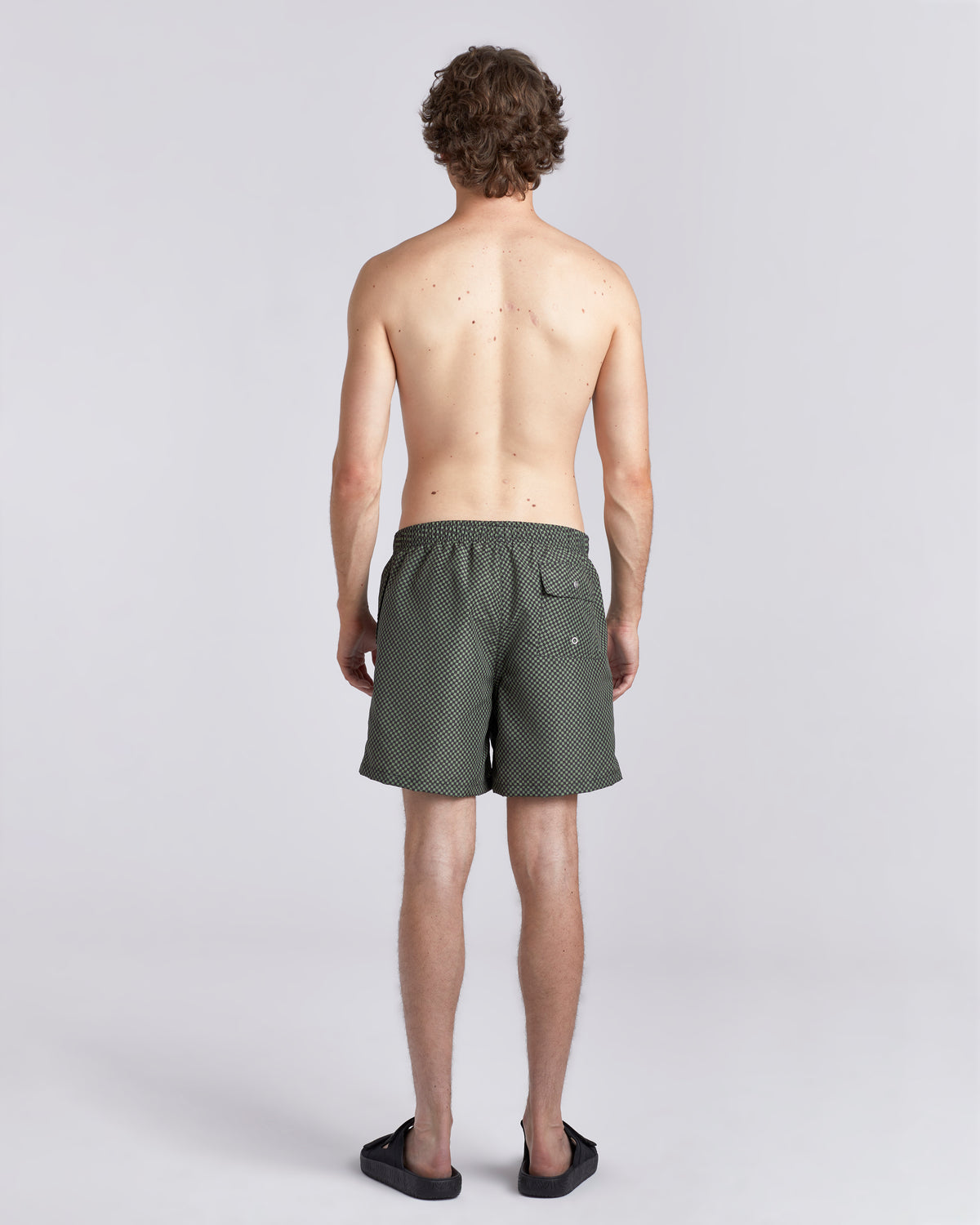 Clover Checker Swim Trunk