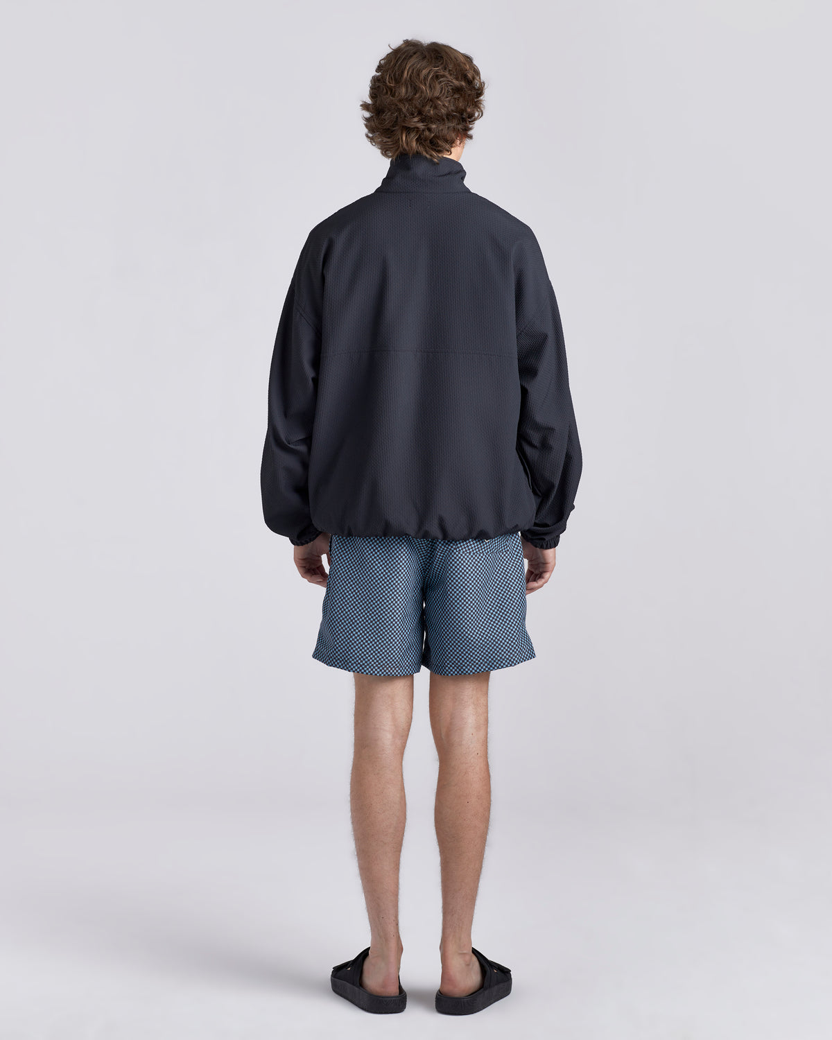 Black UV Stretch Pullover