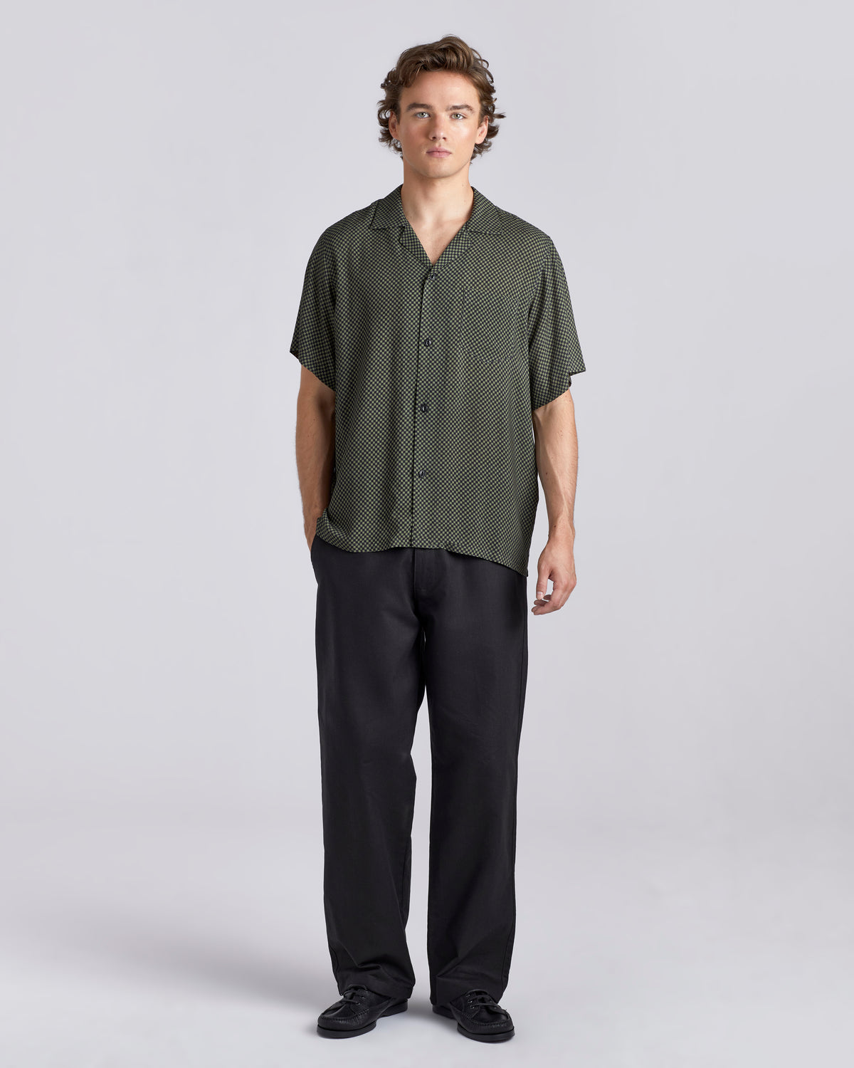 Clover Checker Camp Shirt