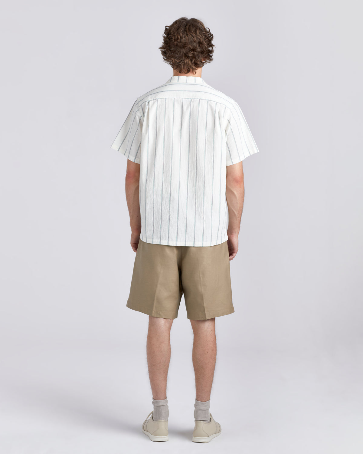 Sea Stripe Camp Shirt