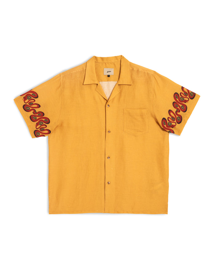 Ochre Dizzy Boa Camp Shirt