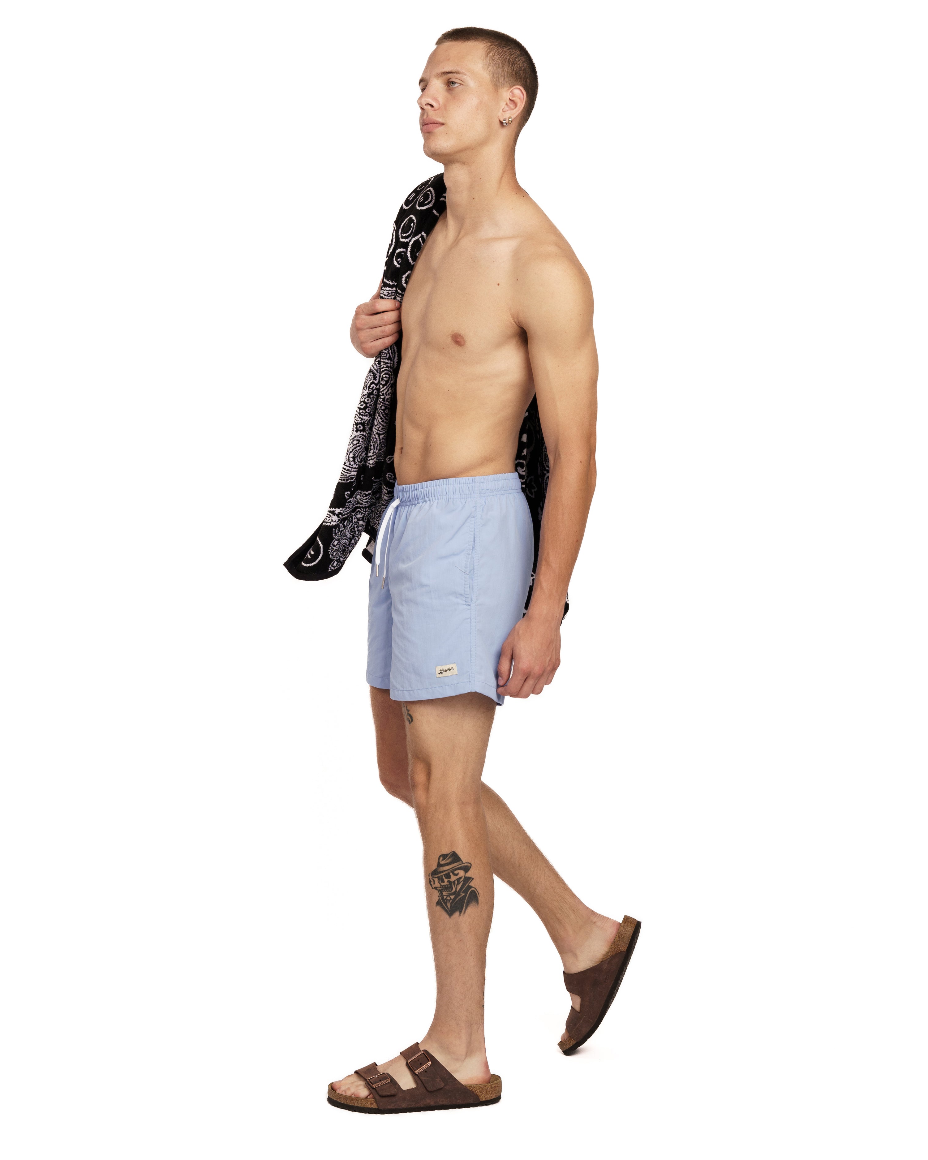 Solid Periwinkle Swim Trunk