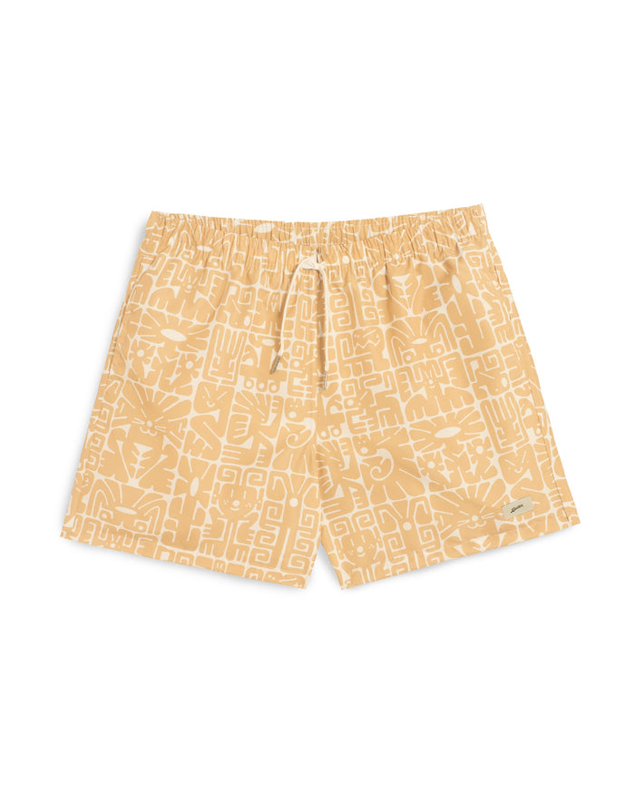 Sand Wild Glyph Swim Trunk