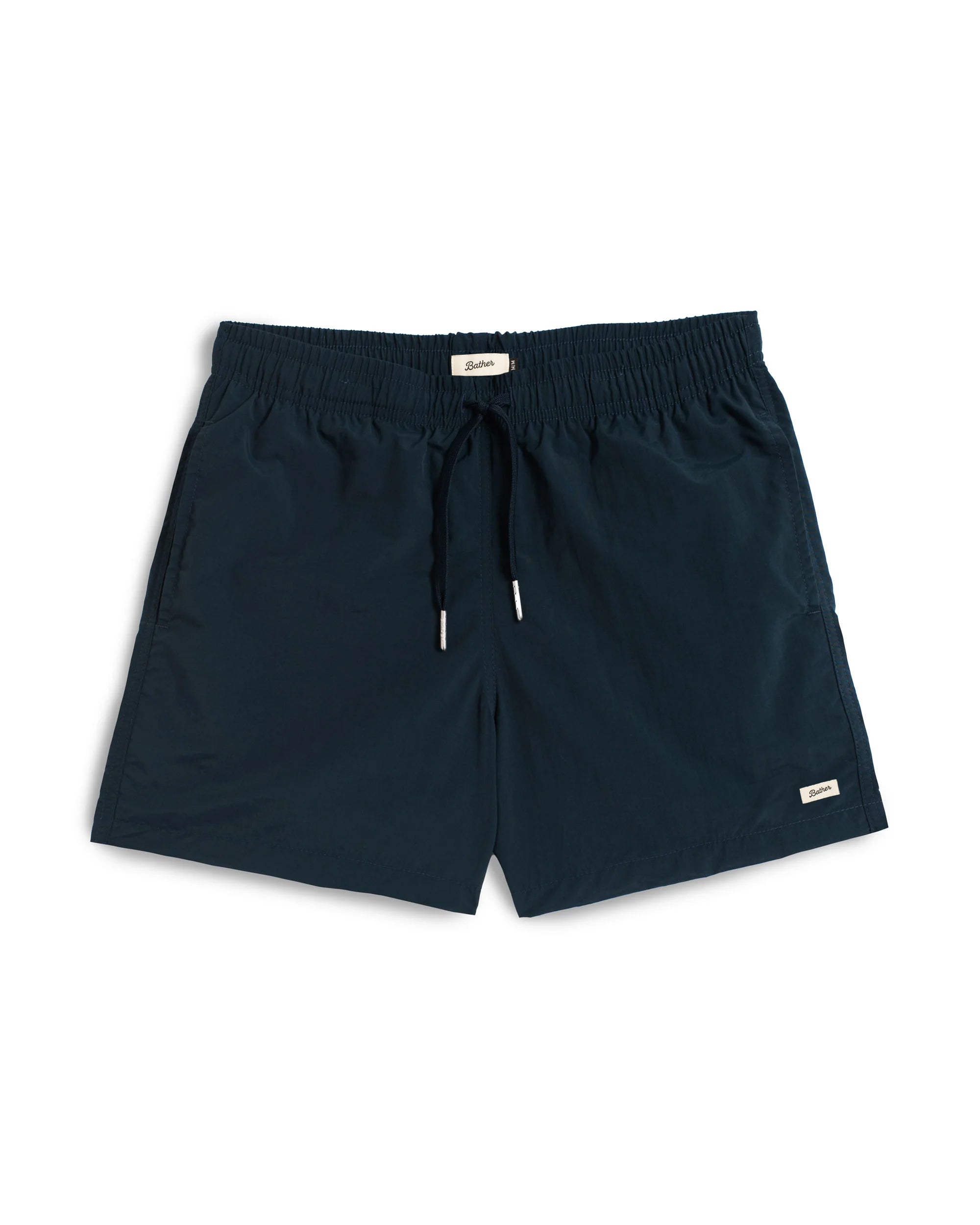 Solid Navy Swim Trunk