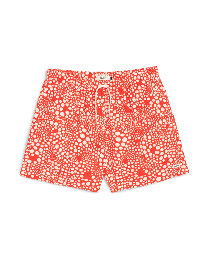 Strawberry Speckle Swim Trunk