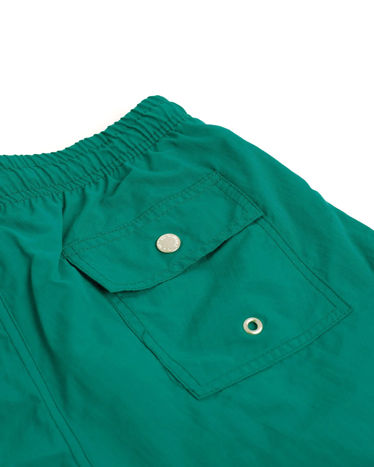 Solid Leaf Swim Trunk