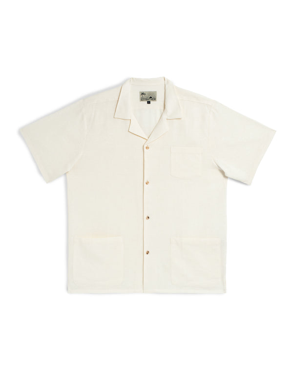 Pearl Linen Traveler Shirt