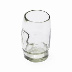 image of transparent tumbler glass by General Admission. handmade in mexico