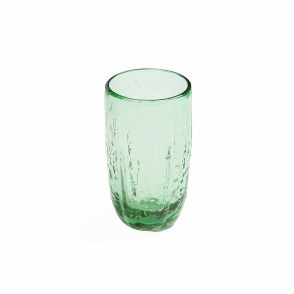 image of tall cactus glass cup by General Admission. handmade in mexico