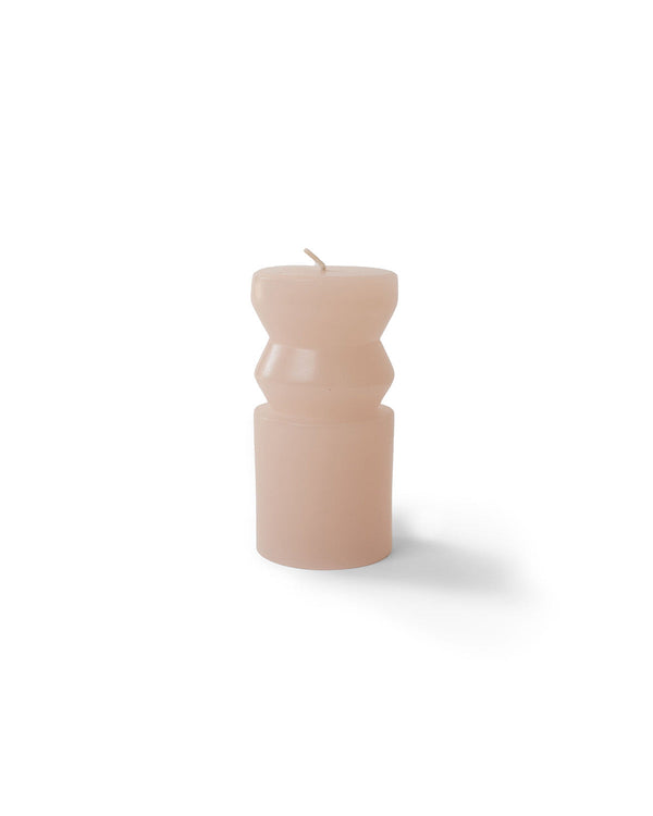 Sand Small Pleat Totem Candle