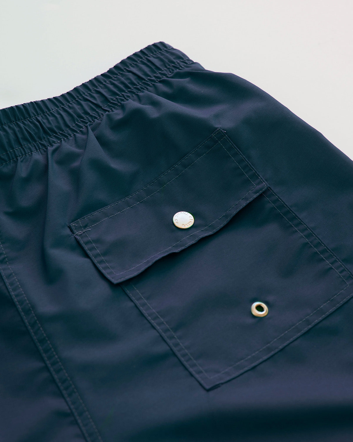 Solid Navy Swim Trunk