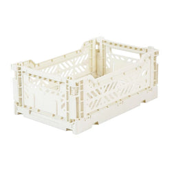 White plastic milk storage crate sold on Bather